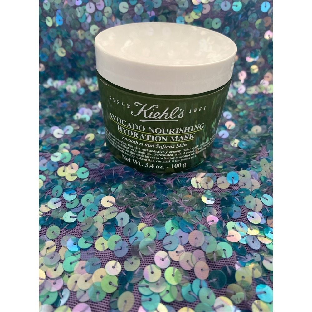 Kiehl's Avocado Nourishing Hydration Mask Smoothes & Softens Skin 3.4oz